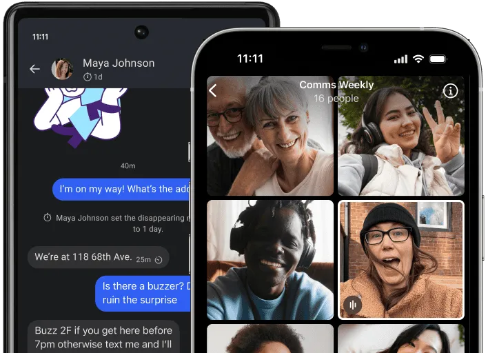 在移动设备上运行的Signal安卓APK下载与配置界面展示